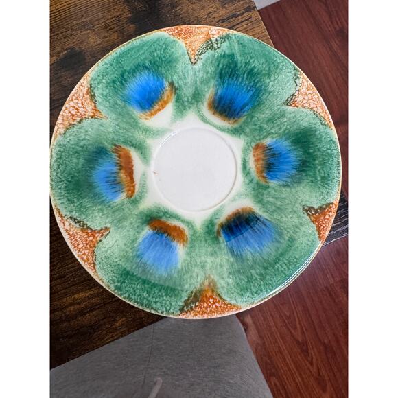 Vintage Set Of Two Hand painted Seyei Ceramic Tea/Coffee Cups With Saucers - Picture 6 of 6